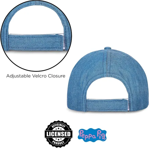 Miniatura 5 de Hasbro Gorra de béisbol para niñas, Peppa Pig ajustable, para niños de 2 a 4 años