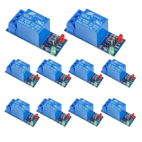 Miniatura 13 de Módulo de relé de estado sólido de 6 piezas, disparador de nivel alto/bajo, 5V, 2 canales para equipos de automatización de control