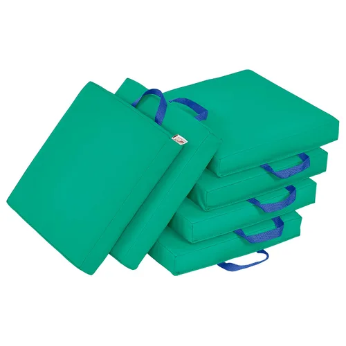 Miniatura 30 de ECR4Kids SoftZone - Cojines de suelo, cuadrados, asientos flexibles, surtidos, 6 piezas