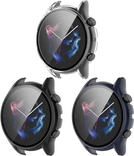 Miniatura 10 de TenCloud Fundas compatibles con Amazfit GTR 3 Pro/GTR 3 Watch Case Soft TPU a prueba de golpes, protector de pantalla para Amazfit GTR 3 Pro Negro