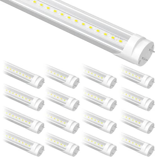Miniatura 21 de Bombillas fluorescentes de recambio de 4 pies, bombillas LED T8 de 4 pies tipo A+B, 24W (equivalente a 65W) 3200LM, 3000K blanco cálido, tubo de 48