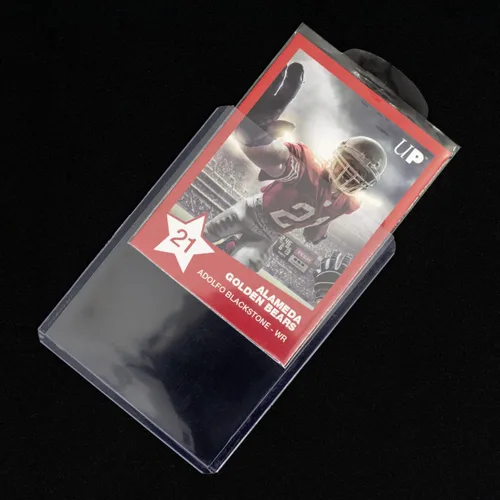 Miniatura 3 de Ultra PRO - Fundas protectoras de tarjetas de fácil agarre, 2.5 x 3.5 pulgadas, 100 unidades, pestaña de medio círculo para toploader, proteger
