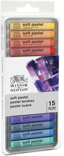 Miniatura 3 de Winsor & Newton Pasteles suaves profesionales, juego de 15