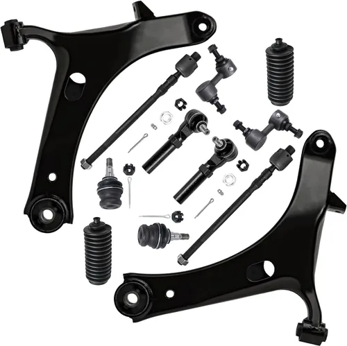 Miniatura 68 de Detroit Axle - Kit de suspensión delantera de 12 piezas para Mercury Grand Marquis Ford Crown Victoria Town Car 2003-2011, 2 brazos de control