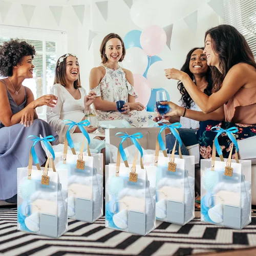 Miniatura 6 de 74 piezas de premios de baby shower para ganadores de juegos, regalos de baby shower, incluyendo diadema, cepillo para el cabello, joyero con bolsa