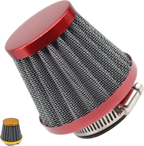 Miniatura 7 de Filtro de aire de 1.38 pulgadas (1.378 in) apto para 50cc 70cc 90cc 110cc 125cc ATV Dirt Pit Pocket Bike Go Kart ciclomotor, scooter, Motovox MVX70