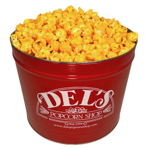 Miniatura 6 de Lata de regalo gourmet para palomitas de maíz - Palomitas de maíz (caramelo, 2 galones)