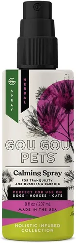 Aerosol calmante holístico natural derivado para la ansiedad para mascotas: proporciona alivio del estrés: recomendado por veterinarios, fabricado