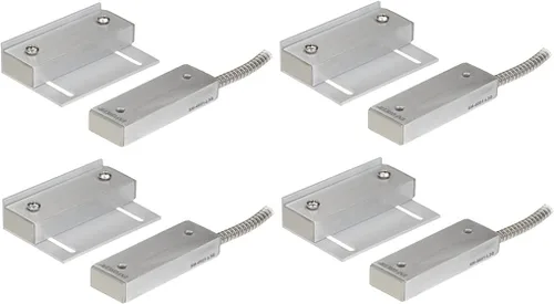 Miniatura 5 de Seco-Larm SM-4601-L3Q - Juego de 3 interruptores de contacto magnéticos industriales de gran hueco, espacio de operación de 3 pulgadas NO/NC, bucle