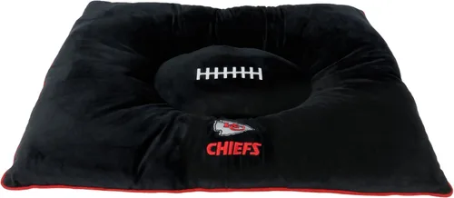 Miniatura 14 de NFL PET Bed - Cama de almohada de felpa suave y acogedora de Arizona Cardinals. Cama de fútbol para perros. Cama de colchón deportivo cálido