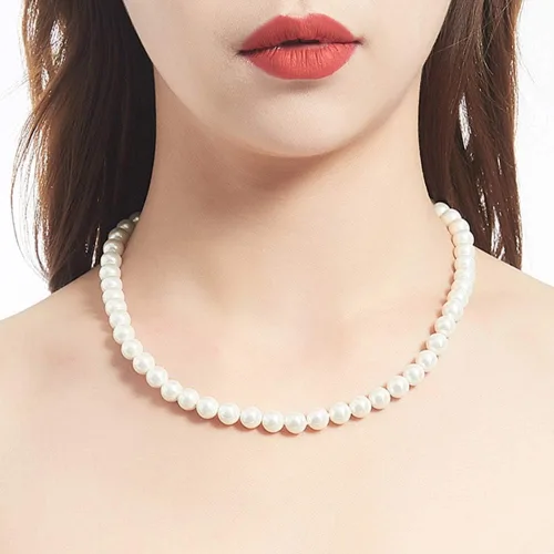 Miniatura 3 de BULINLIN - Gargantilla de cuentas con perlas, joyería de moda para cumpleaños, regalo para mujer