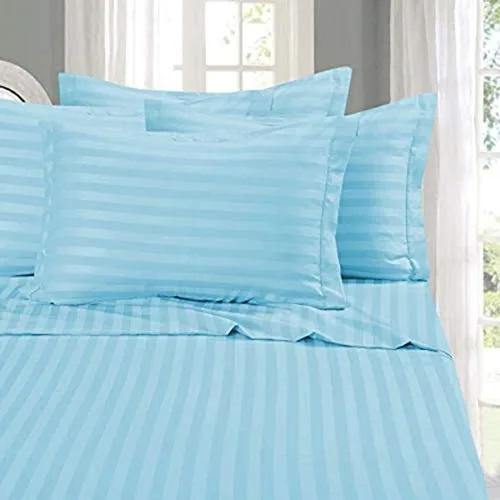 Miniatura 4 de Elegant Comfort 1500 Premier resistente a las arrugas y a la decoloración, juego de sábanas de lujo suave y sedoso de calidad de hotel a rayas