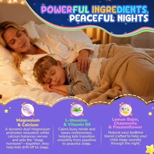 Miniatura 4 de Nextdia Gomitas de magnesio sin azúcar para niños, paquete de 2 + gomitas de colágeno para mujeres y hombres, 1 paquete