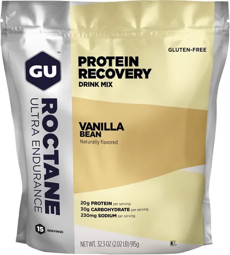 Miniatura 10 de GU Energy Roctane Ultra Endurance - Mezcla de bebida de recuperación de proteínas, sin gluten y kosher, apoyo de recuperación después de cualquier