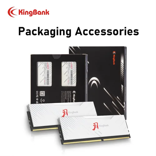 Miniatura 9 de KingBank Memoria RAM de computadora de escritorio RGB DDR4 16 GB (2 x 8 GB) 3200 MHz 1.35 V CL16 XMP2.0 Overclocking con disipador de calor