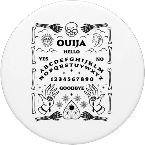 Miniatura 3 de Ouija Board Talking Spirit Witchcraft Goth Bruja Halloween PopSockets PopSockets PopGrip: Agarre intercambiable para teléfonos y tabletas