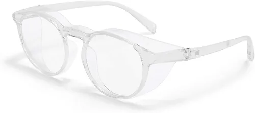 Miniatura 32 de Gafas de seguridad anti niebla para mujeres y hombres, TR90, lentes de bloqueo de luz azul, transparentes, antiarañazos, protección UV, marco