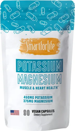 Miniatura 8 de SMART FOR LIFE Suplemento de potasio y magnesio - 30 cápsulas veganas - Suplemento de magnesio y potasio - Complejo mineral de alta absorción