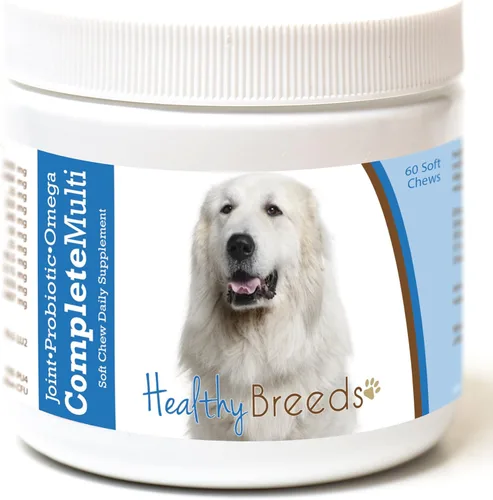 Miniatura 316 de Healthy Breeds Pug todo en uno multivitamínico suave masticable 60