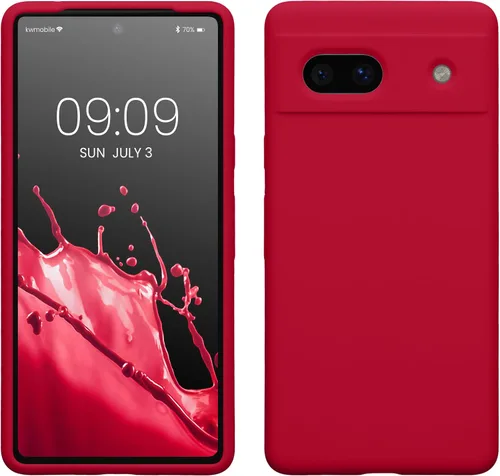 Miniatura 84 de kwmobile Funda Compatible con Google Pixel 6 Pro - Funda de Teléfono de Silicona TPU con Acabado Suave - Azul Caribe