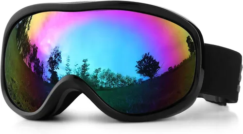 Miniatura 9 de SPOSUNE Gafas de Esquí Sobre Gafas con Lente Doble, Gafas de Nieve Anti-empañamiento Anti-UV para Hombres Mujeres Jóvenes Esquí Moto de Nieve Marco