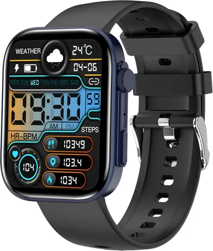 Miniatura 11 de Relojes inteligentes para hombres y mujeres, hacer/responder llamadas, pantalla HD de 2.01 pulgadas con más de 260 caras de reloj, monitor