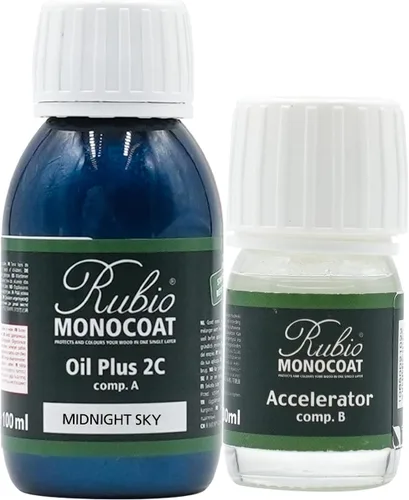 Miniatura 25 de Rubio Monocoat Tinte y acabado para madera de 650 pies cuadrados - Niebla Oil Plus 2C Aceite de linaza de secado rápido, ecológico