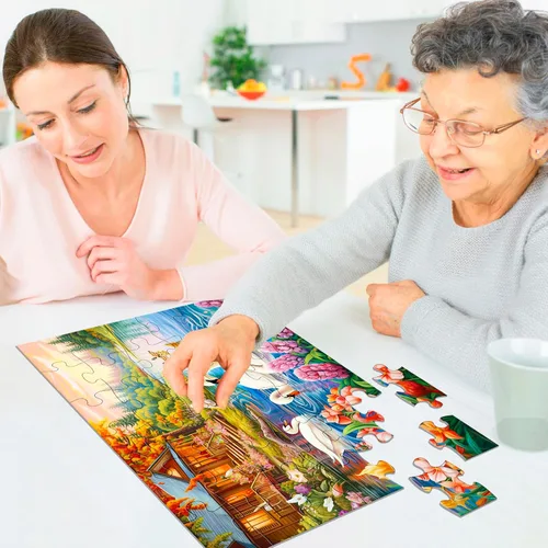 Miniatura 7 de Rompecabezas de 36 piezas grandes para personas mayores, rompecabezas de demencia para adultos mayores, rompecabezas de Alzheimer, juegos cognitivos