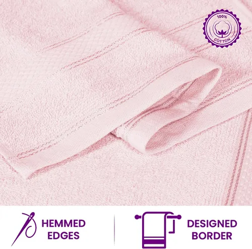 Miniatura 4 de Casa Lino Toallas de mano 100% algodón para baño, toallas de cocina suaves, altamente absorbentes y de secado rápido, juego de toallas de gimnasio