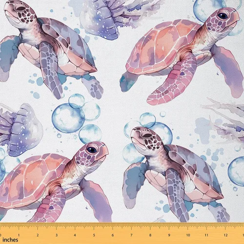 Miniatura 15 de jejeloiu The Yard, tela para tapicería de concha de mar para sillas, tela decorativa hawaiana de verano para exteriores, tela impermeable