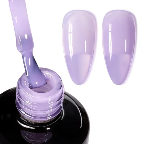 Miniatura 18 de Beetles - Esmalte de uñas de gel ultravioleta semipermanente sin HEMA de alto brillo para manicura francesa y arte de uñas, frasco a juego, blanco