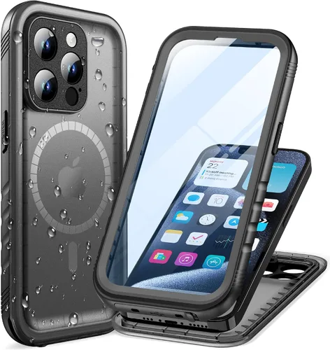 Miniatura 26 de Cozycase TOP Funda impermeable para iPhone 17 Pro Max - Grado militar resistente a todo 360 con protector de cámara de pantalla, doble IP68 a prueba