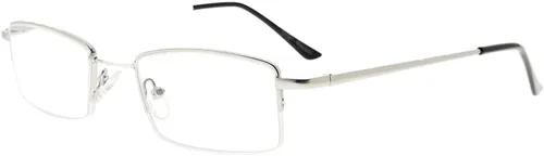 Miniatura 10 de Eyekepper Anteojos de lectura con bisagras de resorte con puente de titanio de memoria flexible para hombres y mujeres (negro, +0.50)