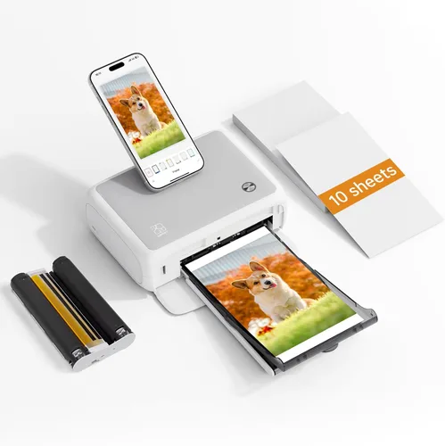 Miniatura 10 de HPRT Cámara de impresión instantánea Z5 e impresora fotográfica, tecnología de sublimación de tinta, 5 efectos de filtro, flash LED, papel