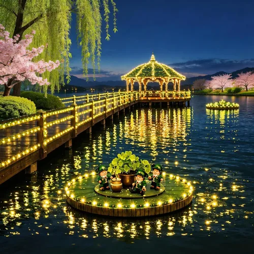 Miniatura 4 de Tira de luces de 132 pies para exteriores impermeables, 400 LED que cambian de color, luces de cuerda enchufables con control remoto, para Pascua