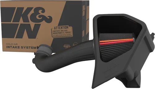 Miniatura 12 de K&N - sistema de admisión de aire frío: Alto rendimiento; aumenta los caballos de fuerza: Compatible con Chevrolet Silverado 1500 2019-2020; GMC