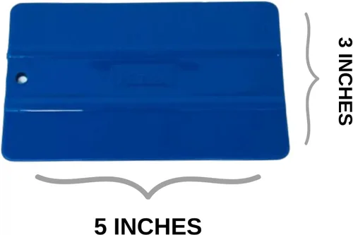 Miniatura 2 de RockRose Blue Card con escobilla de goma Ridge – Herramienta de tintado de ventana de precisión de 5 pulgadas para aplicaciones de vidrio, vinilo