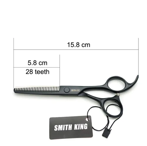 Miniatura 9 de Tijeras de pelo de 5.5 pulgadas con peine de adelgazamiento, tijeras de corte de cabello, tijeras de adelgazamiento para profesionales y personales