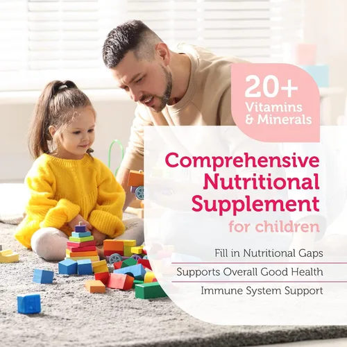 Miniatura 4 de Zahler, Junior Multi, Suplemento mineral y multivitamínico óptimo para niños, las más deliciosas tabletas masticables sabor cereza, color y sabor