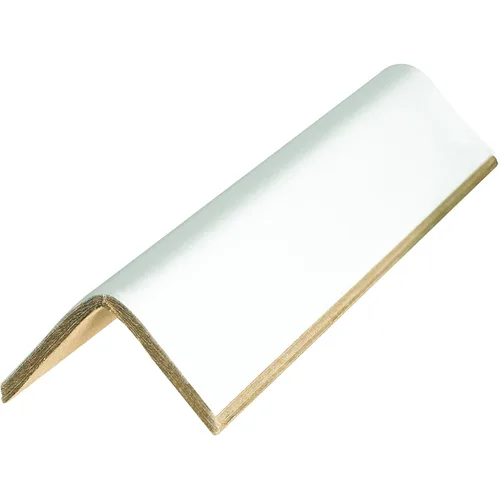 Aviditi Protector de borde de la caja, 48 pulgadas de largo x 2 pulgadas de ancho x 2 pulgadas de alto, 0.225 pulgadas de grosor, blanco, caja de 55