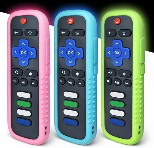 Miniatura 11 de Funda protectora para control remoto Roku, material de silicona respetuoso con el medio ambiente, a prueba de caídas, a prueba de polvo, lavable