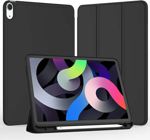 Miniatura 2 de iMieet Funda para iPad Air de 11 pulgadas M3 (2025) / M2 (2024), iPad Air de 5ª/4ª generación 2022/2020 de 10.9 pulgadas con soporte para lápices