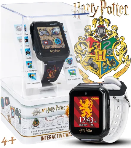 Miniatura 2 de Harry Potter - Reloj inteligente para niños con pantalla táctil, grabadora de voz, contador de pasos y fondos de pantalla mágicos, 10 caras de reloj