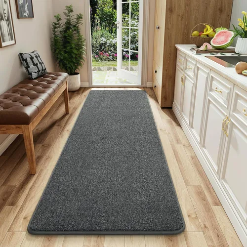 Miniatura 61 de Alfombra de pasillo lavable AROGAN de 2x8 para pasillo, alfombras largas con suave espuma viscoelástica para dormitorio, alfombras antideslizantes