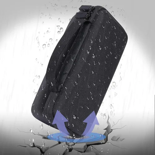 Miniatura 7 de co2CREA Estuche rígido de repuesto para altavoz Bluetooth BolaButty X-GO C27C IPX5 impermeable (negro)