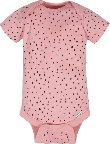 Miniatura 5 de Gerber Onesies Paquete de 8 mamelucos de manga corta para niñas bebés