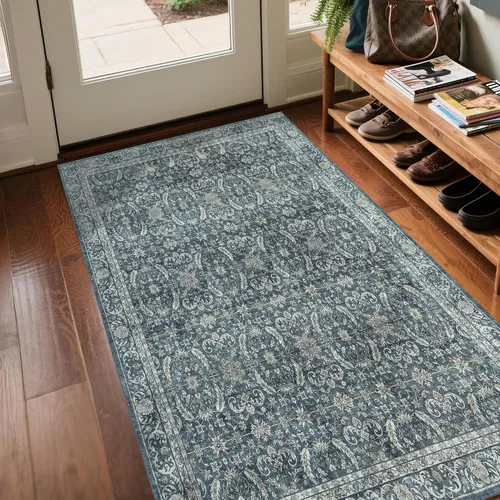 Miniatura 76 de Alfombra de Pasillo Lavable 3x10: Corredores Largos Antideslizantes para Pasillo - Alfombra Ultradelgada para Piso Interior para Cocina Entrada