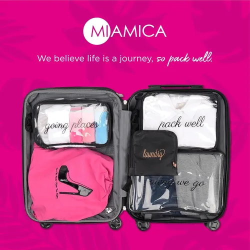 Miniatura 6 de Miamica Neceser resellable y organizadores de viaje para mujer