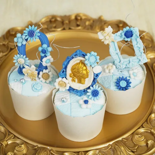 Miniatura 9 de Moldes de silicona para fondant de hojas de rosas e insectos, paquete de 6 44 cavidades para resina UV, resina epoxi para fundición de joyas