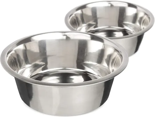 Miniatura 14 de Neater Pet Brands Cuencos de acero inoxidable poco profundos para gatos, 1 taza (8 onzas), 1 tazón de repuesto para comedero individual